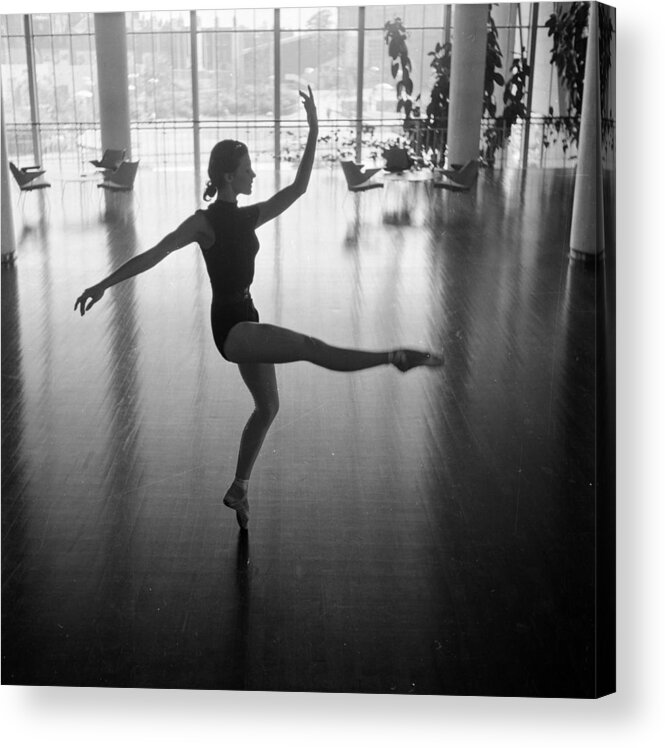 Ballet Dancer Acrylic Print featuring the photograph Daphne Dale Dances by John Chillingworth