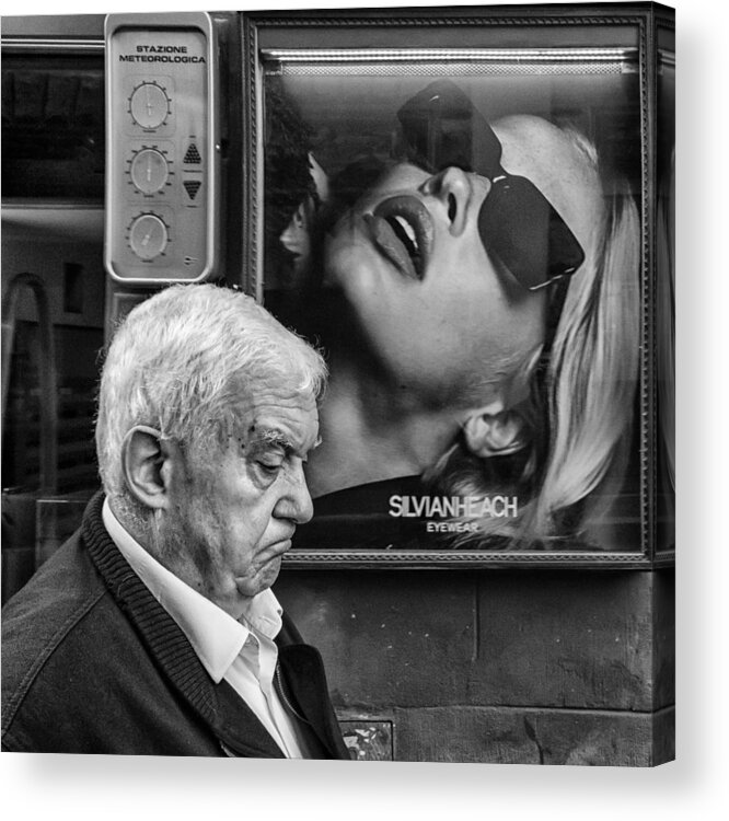 Walking Acrylic Print featuring the photograph Disapproval by Luca Domenichi
