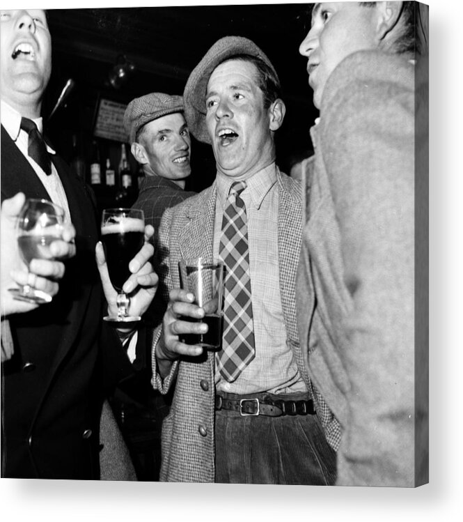 1950-1959 Acrylic Print featuring the photograph Drink And Song by Carl Sutton