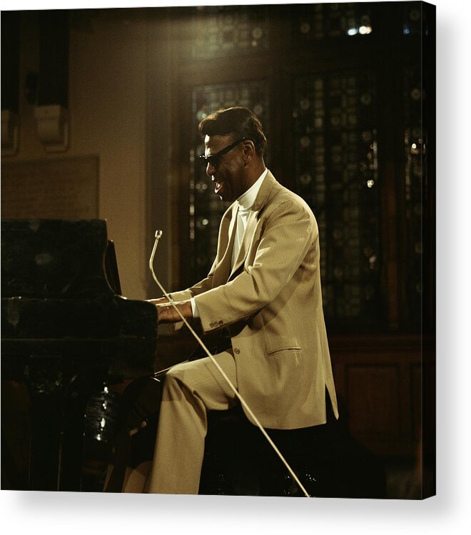 Piano Acrylic Print featuring the photograph Earl Hines On Stage by David Redfern