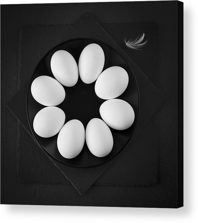 Eggs Acrylic Print featuring the photograph Eggs by Zlatina Peeva