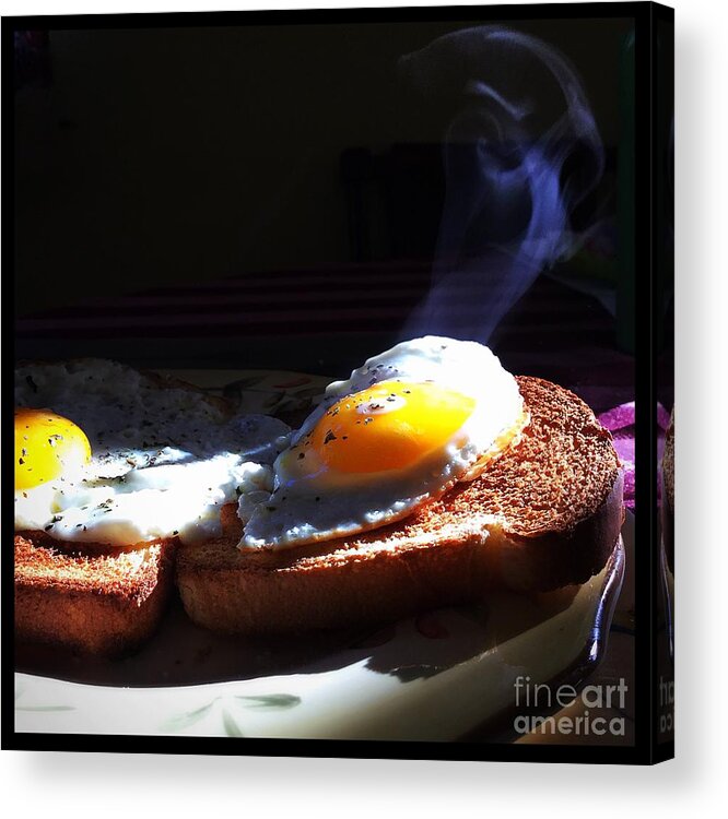 Food Acrylic Print featuring the photograph Eggstreamly Hot by Frank J Casella