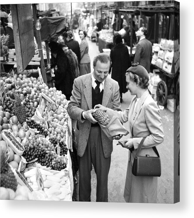 1950-1959 Acrylic Print featuring the photograph English Market by John Chillingworth