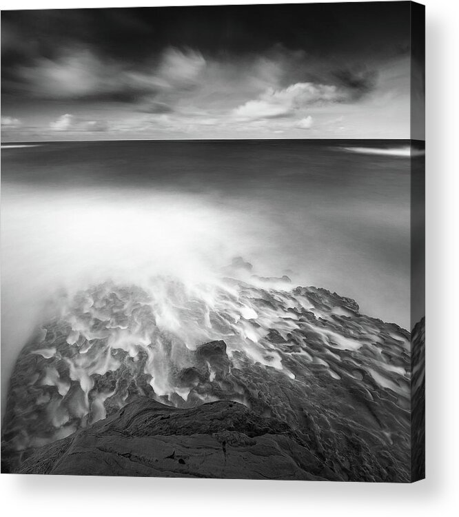 Ocean Acrylic Print featuring the photograph Erosion by Yi Fan ??