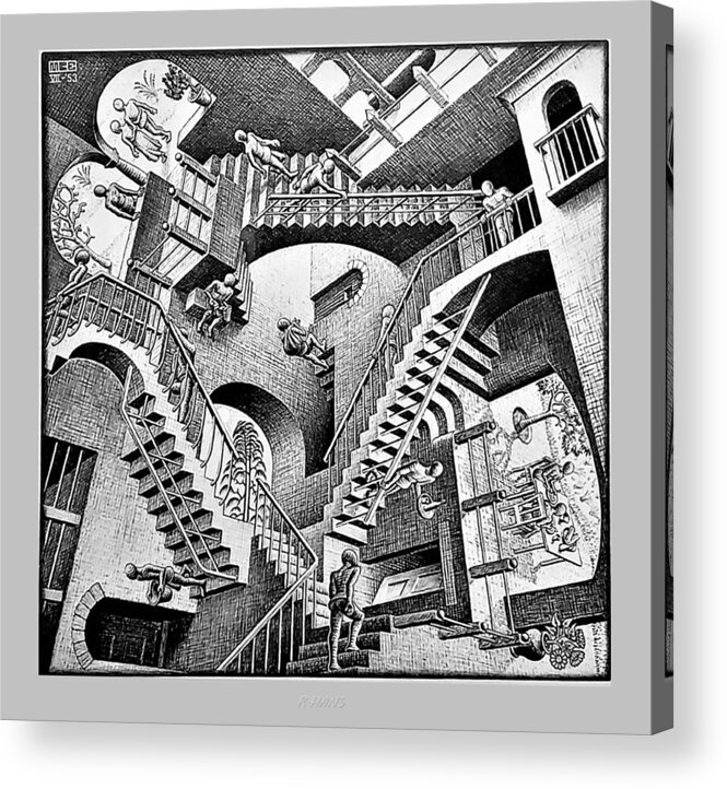 Maurits Cornelis Escher Acrylic Print featuring the photograph Escher 131 by Rob Hans