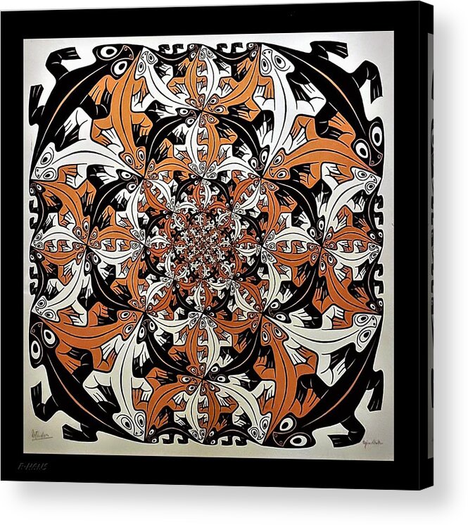 Maurits Cornelis Escher Acrylic Print featuring the photograph Escher 65 by Rob Hans