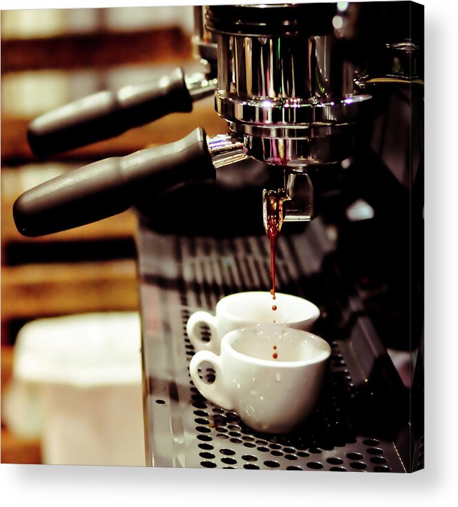 California Acrylic Print featuring the photograph Espresso Coffee by Amparo E. Rios