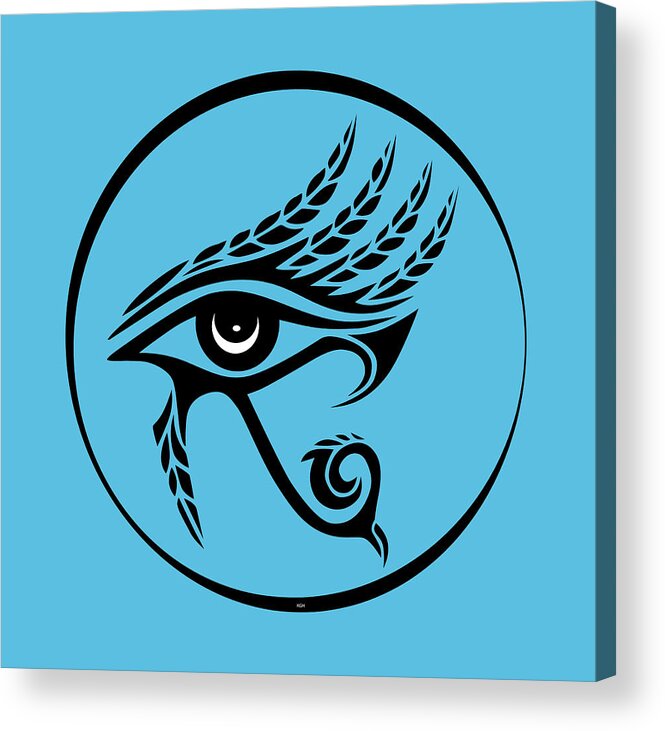 Ancient Egypt Acrylic Print featuring the photograph Eye of Horus by Keith Hawley