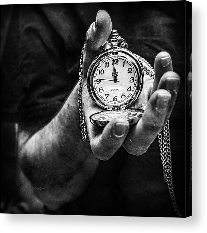 Hand Of Time Acrylic Print featuring the photograph Hand of Time by Sharon Popek