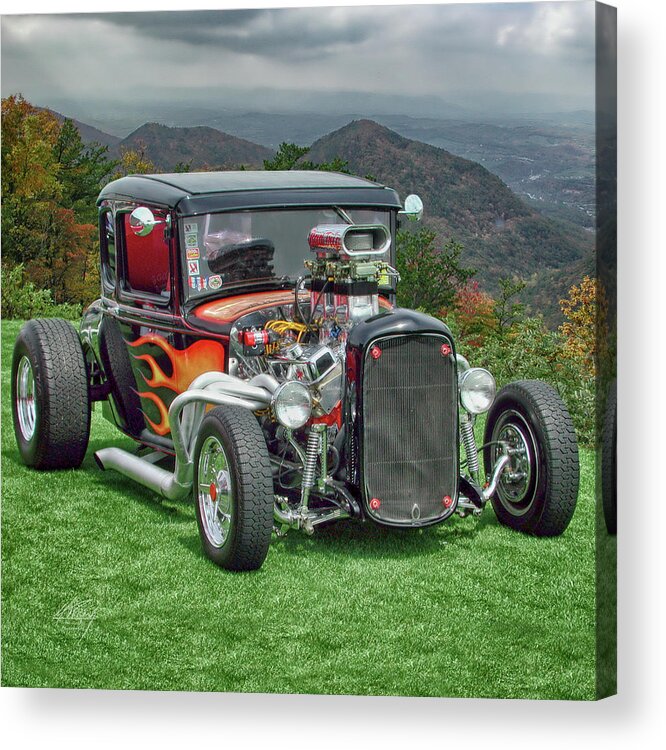 Model A Acrylic Print featuring the photograph I was drivin' that Model A by Michael Frank