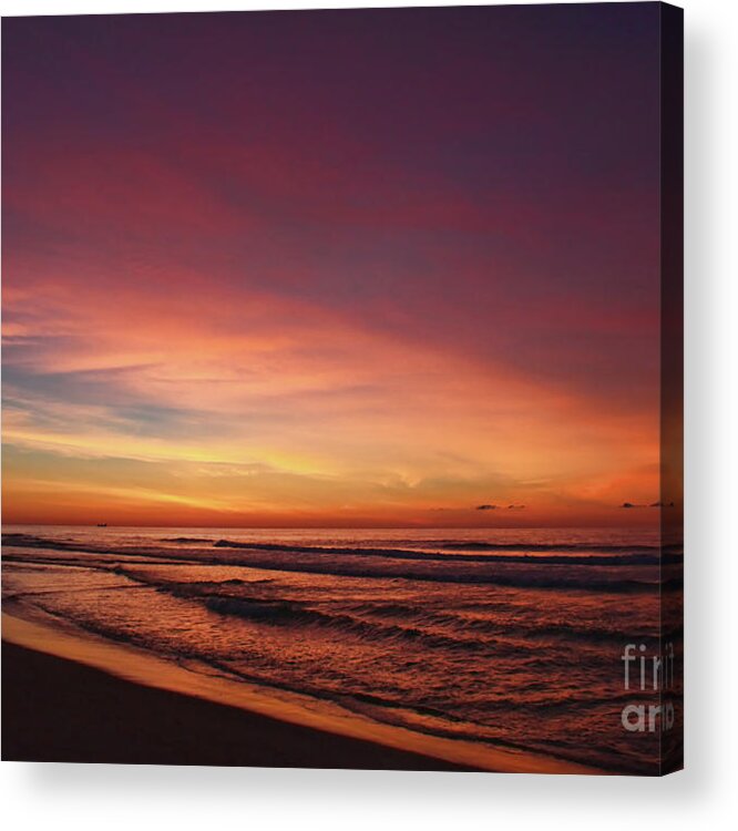 Sunrise Acrylic Print featuring the photograph Jersey Shore Sunrise by Jeff Breiman