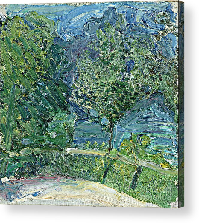 Oil Painting Acrylic Print featuring the drawing Lakeside Road Near Gmunden, 1907 by Heritage Images
