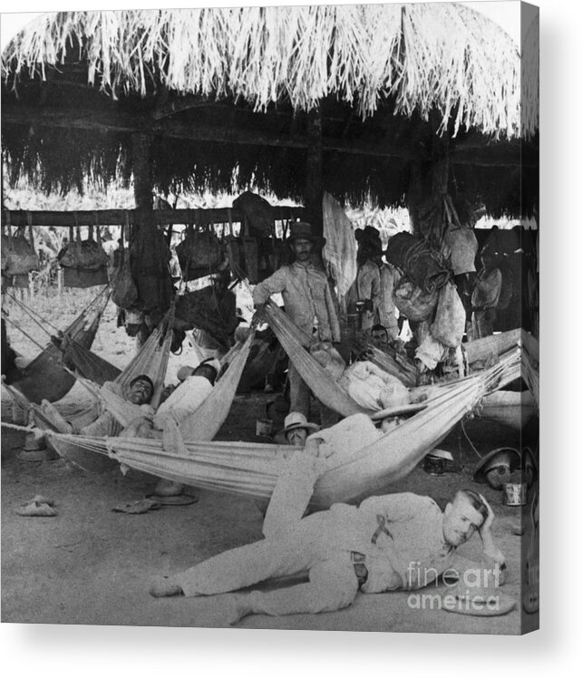 Cienfuegos Acrylic Print featuring the photograph Last Spanish Camp In Cuba by Bettmann