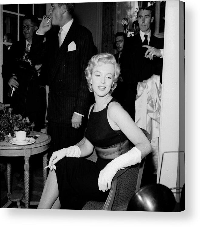 Corporate Business Acrylic Print featuring the photograph Laurence And Marilyn by Harry Kerr