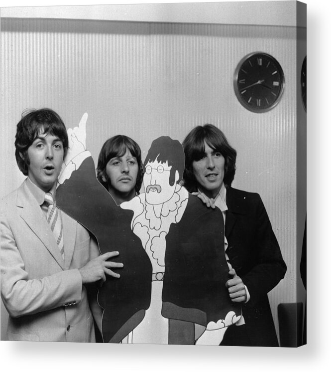 People Acrylic Print featuring the photograph Lennon Cut-out by Wesley