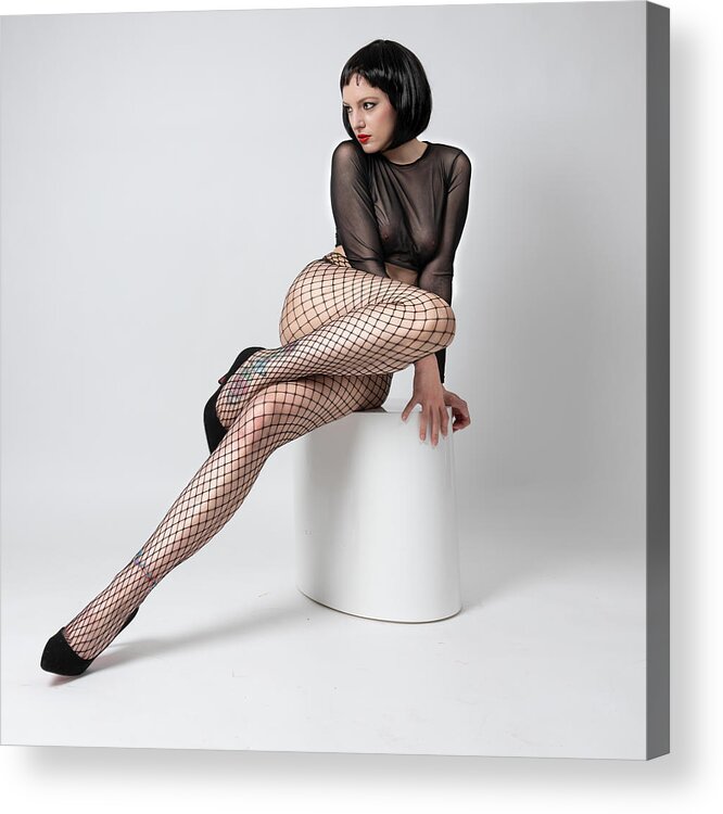 Portrait
Fashion
Girl
Long Legs
People Acrylic Print featuring the photograph Long Legs by Christian Kurz