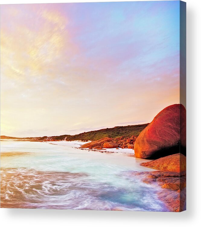 Scenics Acrylic Print featuring the photograph Lucky Bay Esperance by Neal Pritchard Photography