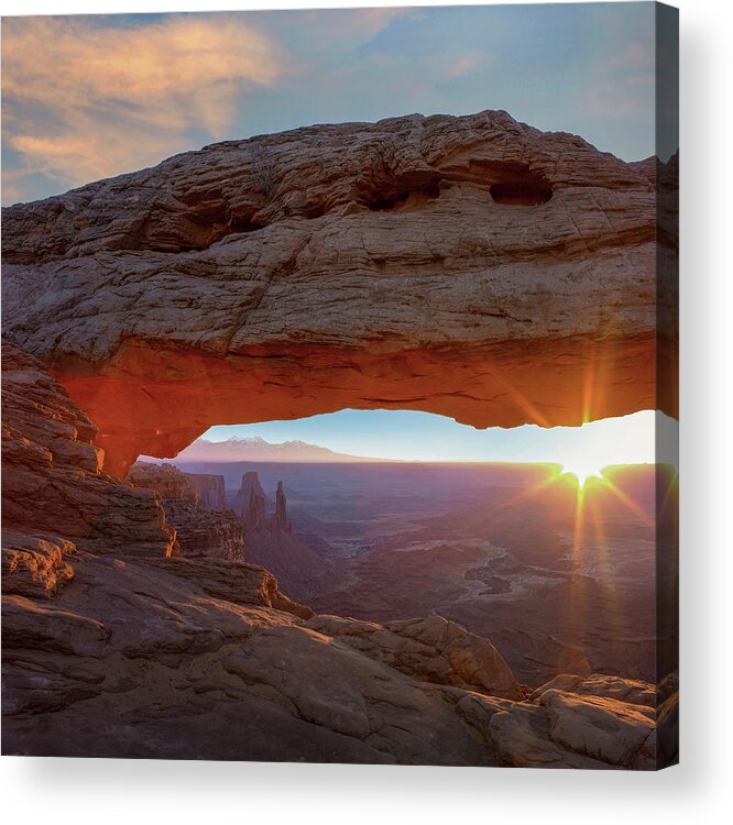 00586244 Acrylic Print featuring the photograph Mesa Arch, Canyonlands National Park, Utah by Tim Fitzharris