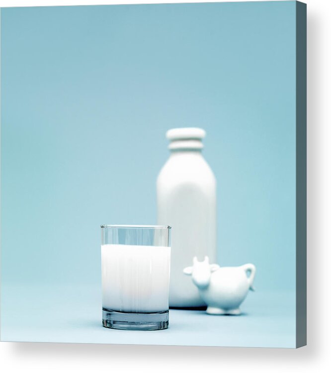 Protein Drink Acrylic Print featuring the photograph Milk by Lisegagne