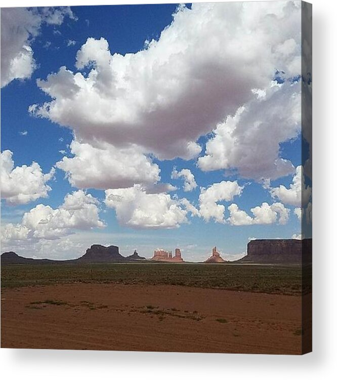  Acrylic Print featuring the photograph Monument Valley by Aleksandra Buha