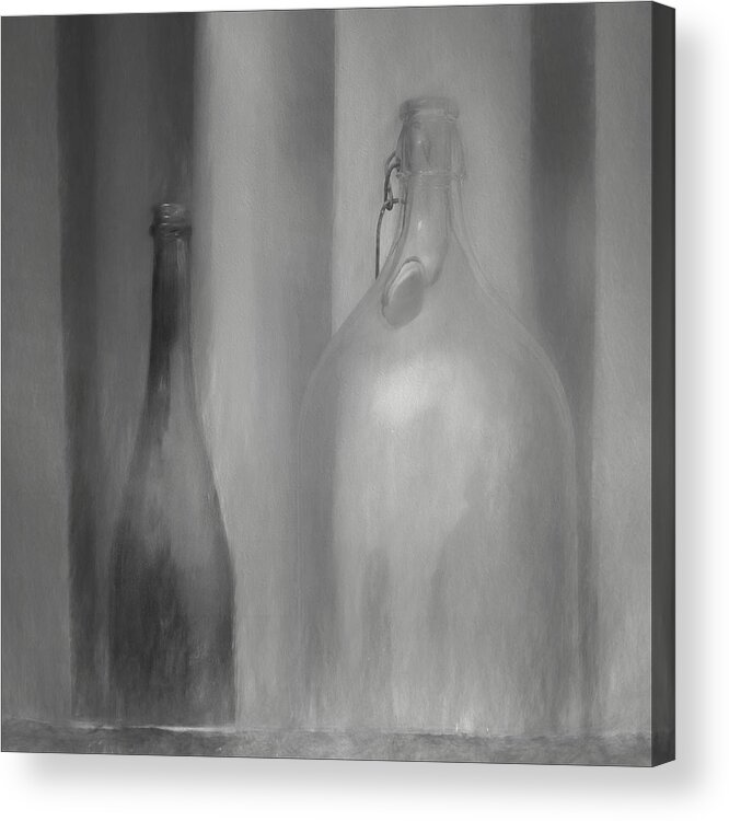 Abstract Acrylic Print featuring the photograph Mrs. And Mr Bottle by Gilbert Claes