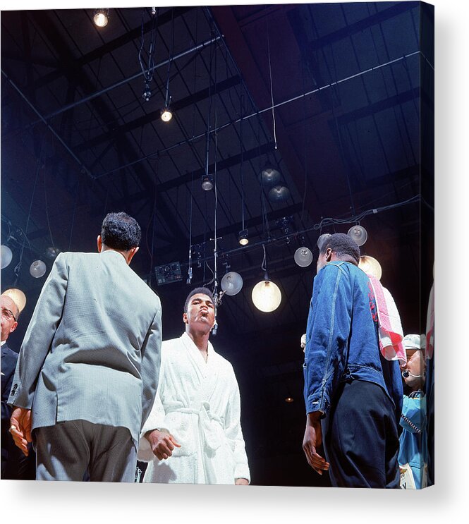 07/27/05 Acrylic Print featuring the photograph Muhammad Ali Before Liston Fight by John Dominis