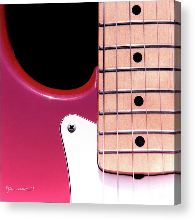 Stratocaster Acrylic Print featuring the photograph My Strat by Marc Nader