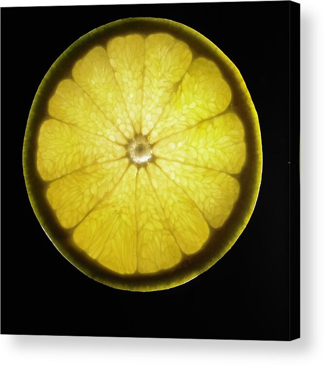 California Acrylic Print featuring the photograph Organic Grapefruit by Monica Rodriguez