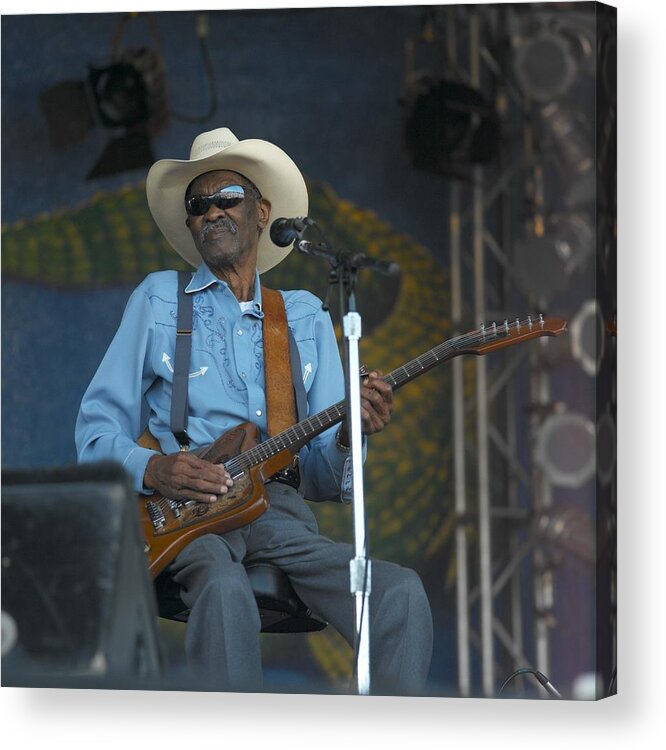 Music Acrylic Print featuring the photograph Photo Of Clarence Gatemouth Brown by David Redfern
