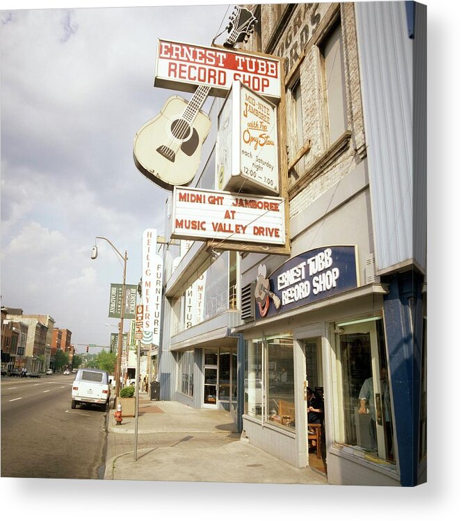 Country And Western Music Acrylic Print featuring the photograph Photo Of Country And Nashville by David Redfern