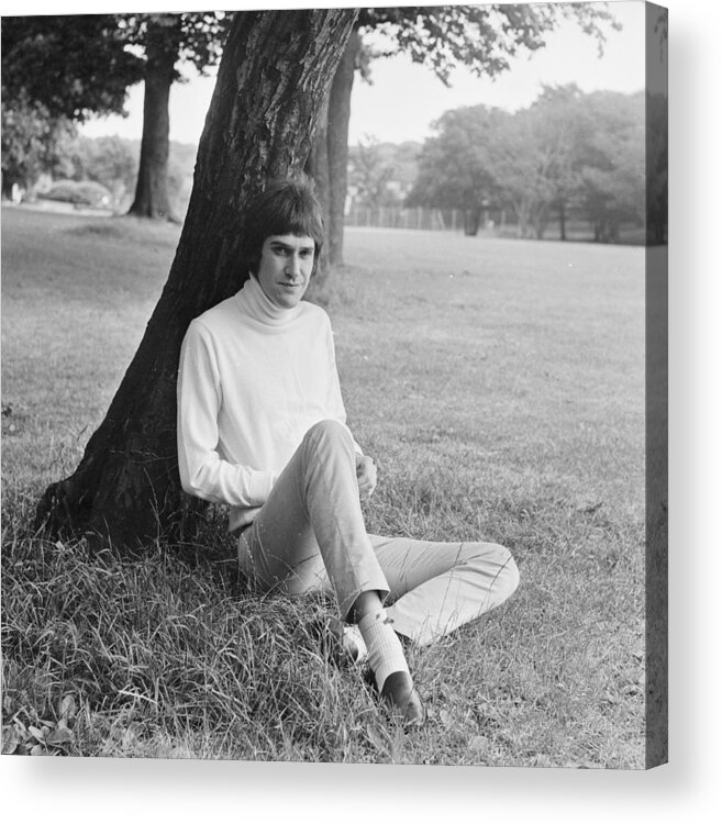 Singer Acrylic Print featuring the photograph Ray Davies by Michael Stroud