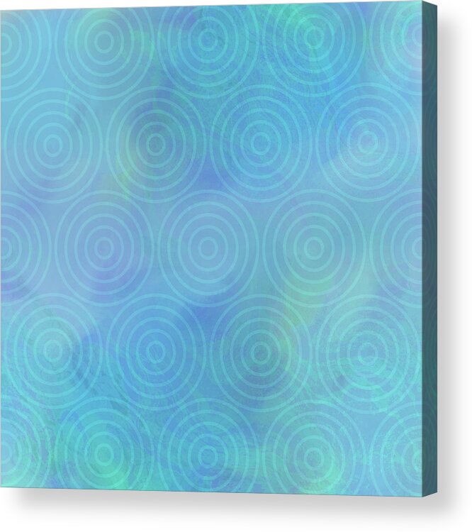 Ripples In The Water Acrylic Print featuring the digital art Ripples In The Water by Tina Lavoie
