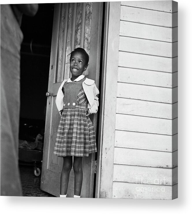 Ruby Bridges Acrylic Print featuring the photograph Ruby Nell Bridges by Bettmann