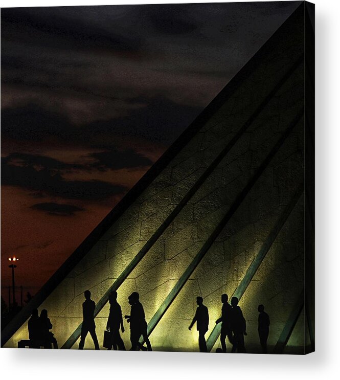 Pattern Acrylic Print featuring the photograph Shadows by Hosseinartpics