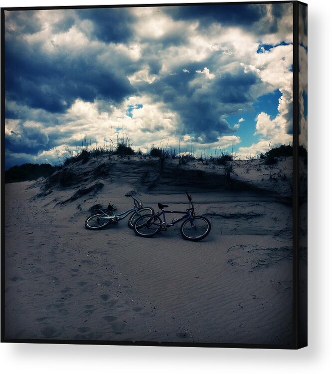 Bikes Acrylic Print featuring the photograph Siblings by Lisa Burbach