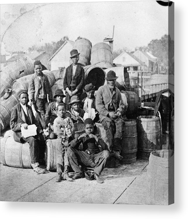 Child Acrylic Print featuring the photograph Sitting With Cargo by Hulton Archive