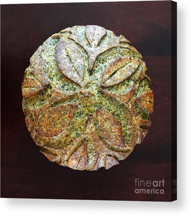 Bread Acrylic Print featuring the photograph Spicy Spinach Sourdough by Amy E Fraser