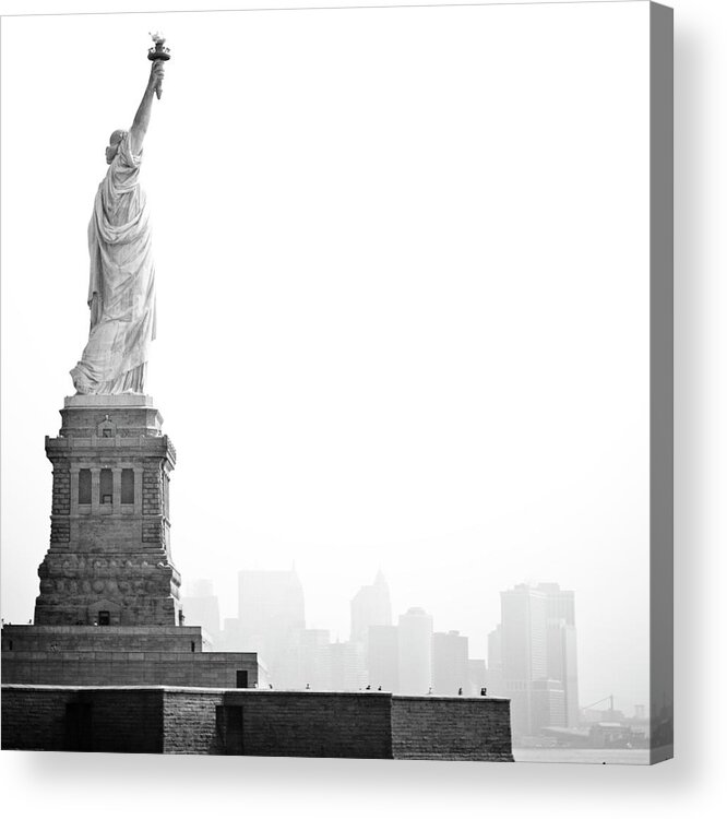 Statue Acrylic Print featuring the photograph Statue Of Liberty by Image - Natasha Maiolo