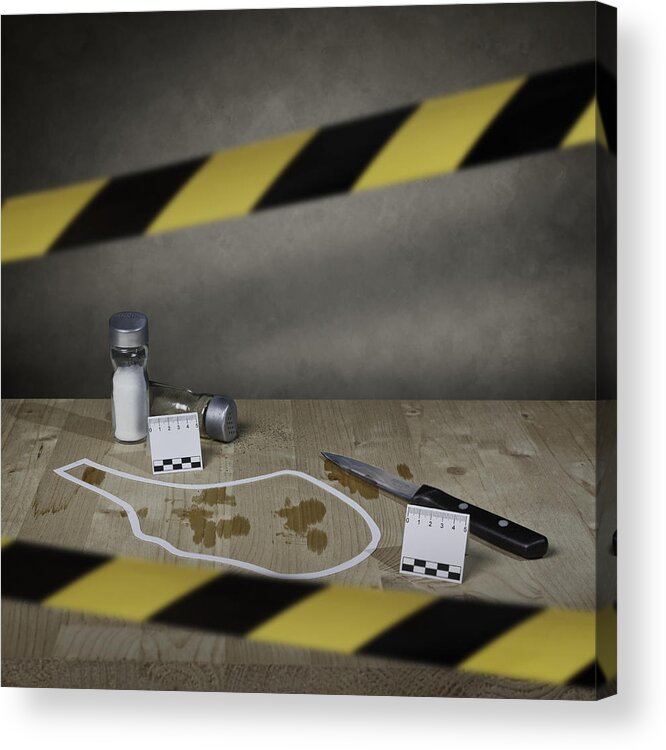 Crimescene Acrylic Print featuring the photograph Still Life 12 by Mister Solo