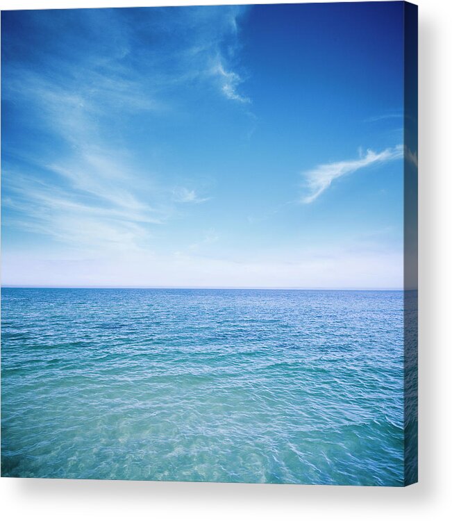 Scenics Acrylic Print featuring the photograph Sunny Ocean by Aaron Foster