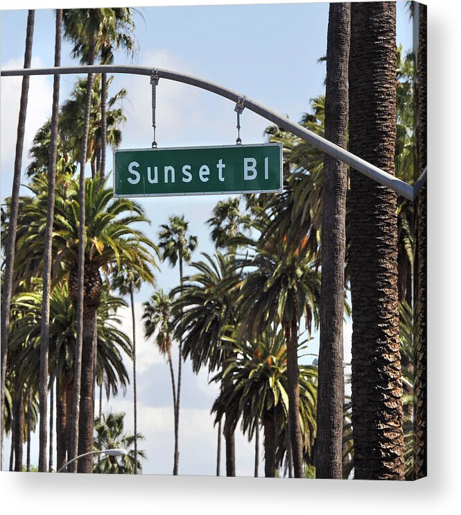 Sunset Strip Acrylic Print featuring the photograph Sunset Blv by Oversnap