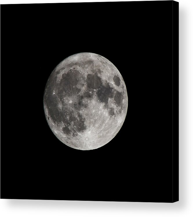 Supermoon Acrylic Print featuring the photograph Supermoon by Brenda Petrella Photography Llc