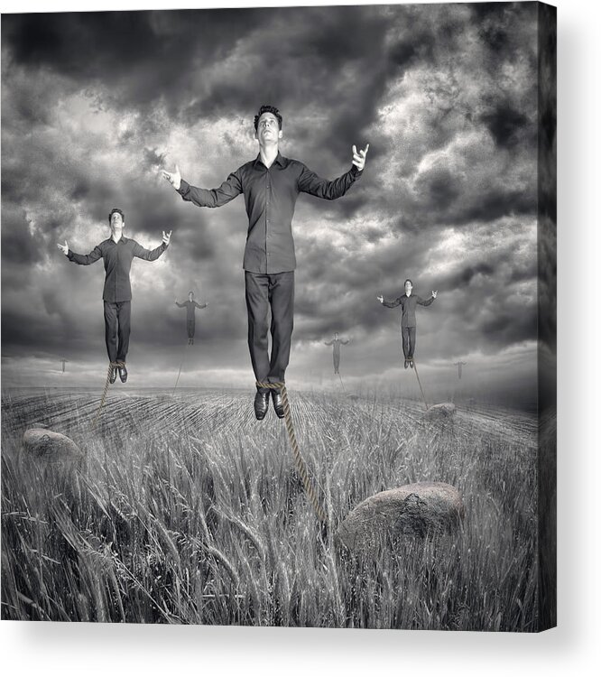 Surreal Acrylic Print featuring the photograph The Shackles Of Humanity by Baden Bowen