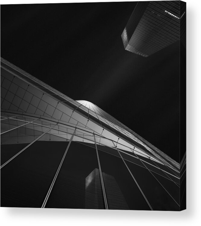 Dark Acrylic Print featuring the photograph Trapped In The Dark by Oscar Lopez