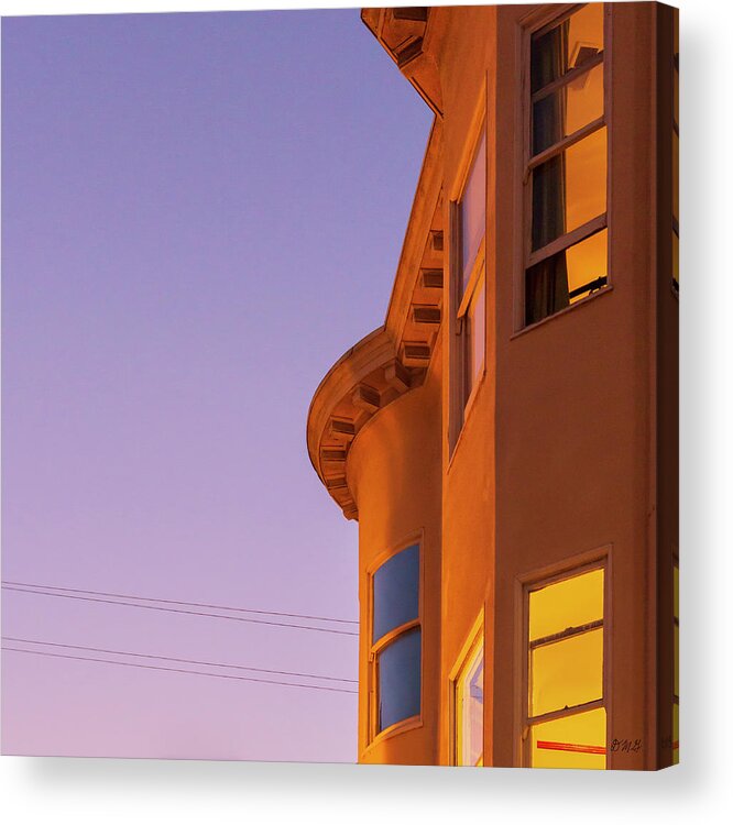 Architecture Acrylic Print featuring the photograph Union Street San Francisco II SQ by David Gordon