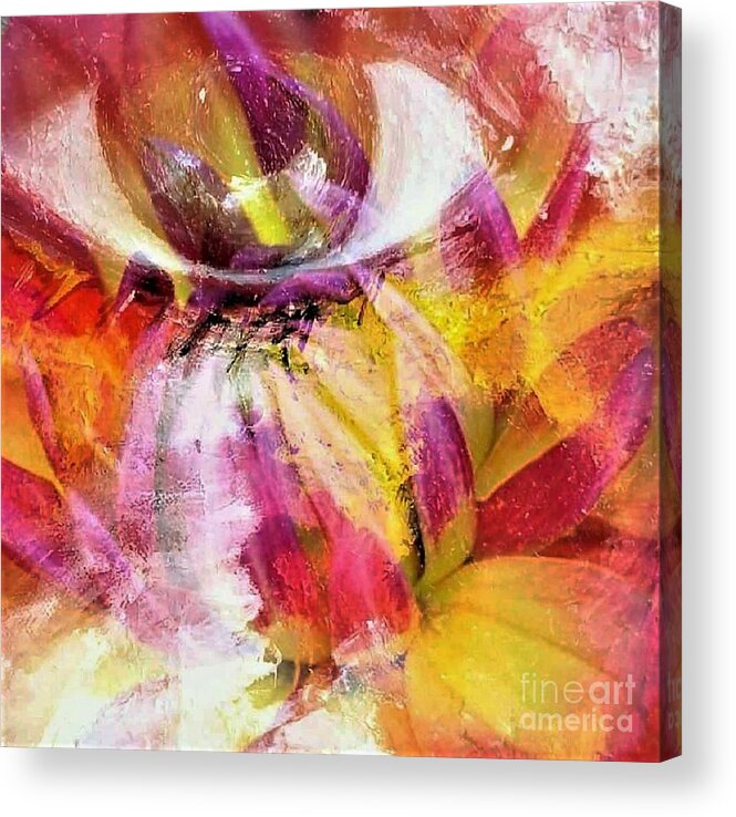 Digital Art Acrylic Print featuring the digital art Unseen by Tracey Lee Cassin