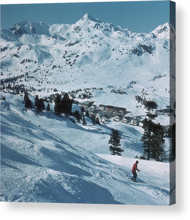 Skiing Acrylic Print featuring the photograph Winter Sport by Frederic Lewis