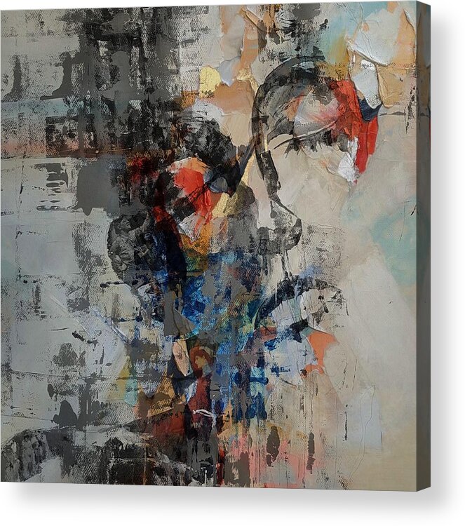 Women Acrylic Print featuring the mixed media You Don't Own Me _ Miss Sarajevo by Paul Lovering