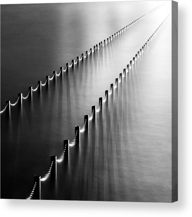 Fence Acrylic Print featuring the photograph Ziel by David Krischke