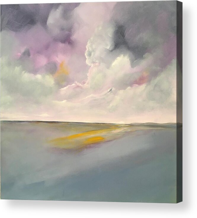Abstract Landscape Acrylic Print featuring the painting Glorious #2 by Soraya Silvestri